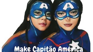 Viramos o Capitão América ❤️❤️ ( makeup )