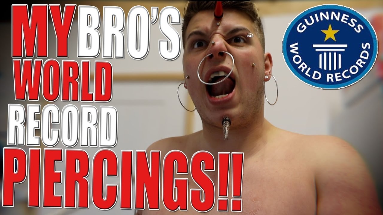 I pierced my bro's private parts! PRANK! - YouTube