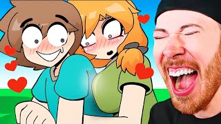 The FUNNIEST Adventure of Alex and Steve in MINECRAFT (FUNNY)