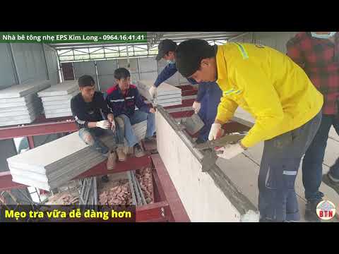 Video Hướng dẫn chi tiết Cách lắp ghép sàn bằng Tấm bê tông... - youtube