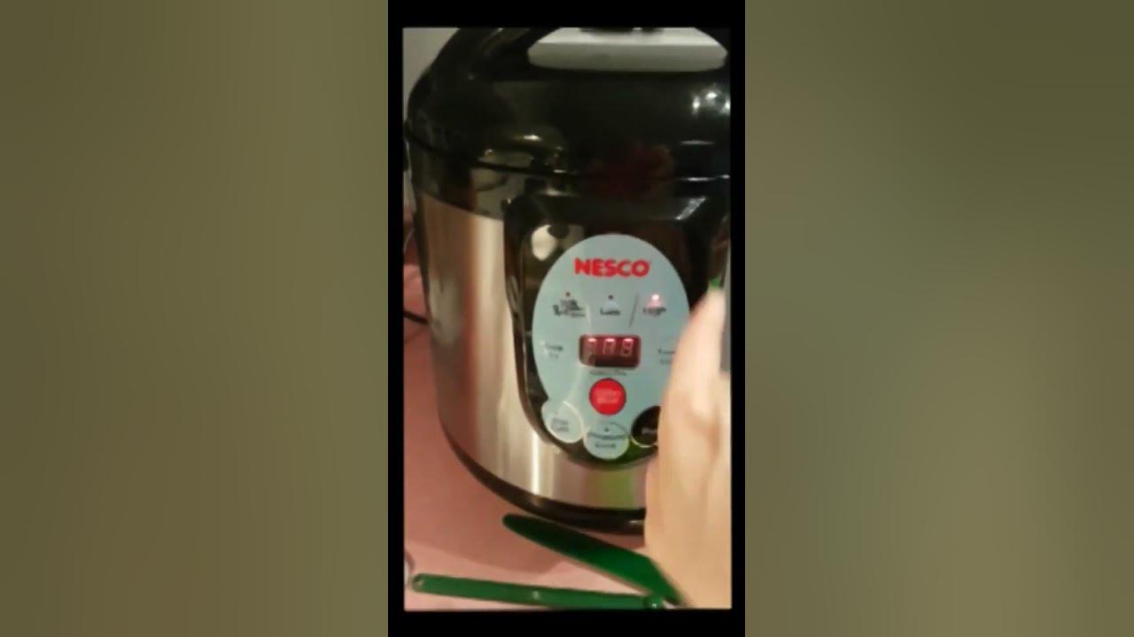 Nesco Canner/ Learning How To Use My New Nesco Digital Pressure Canner 