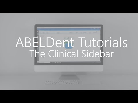 ABELDent Tutorials - Ein Leitfaden zur ABELDent Clinical Sidebar mit