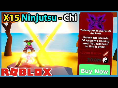 New Evil Karma Training Area Swords Of Ancients In Roblox Ninja Legends - roblox ninja legends karma