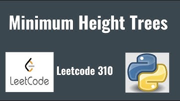 Leetcode 310: Minimum Height Trees