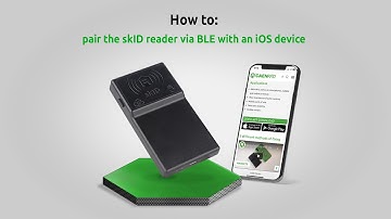 How to pair the skID reader with an iOS device