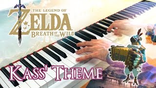 🎵 Legend of Zelda: Breath of the Wild - KASS' THEME ~ Piano cover w/ Sheet music! chords