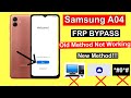 Samsung A04 Frp Bypass Without Pc || Samsung a04 unlock google account lock 2023||