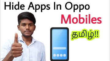 how to hide apps in oppo in tamil / how to hide apps in tamil / how to unhide apps in oppo in tamil