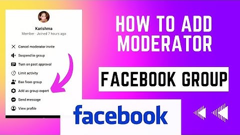 How To Add Moderator in Facebook Group 😊 How to add Admin in facebook group#facebook#moderater#group