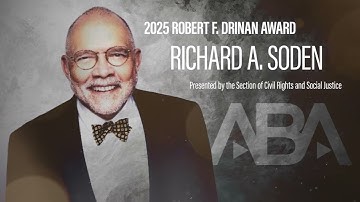 Tribute Highlights | 2025 Drinan Award, honoring Richard Soden