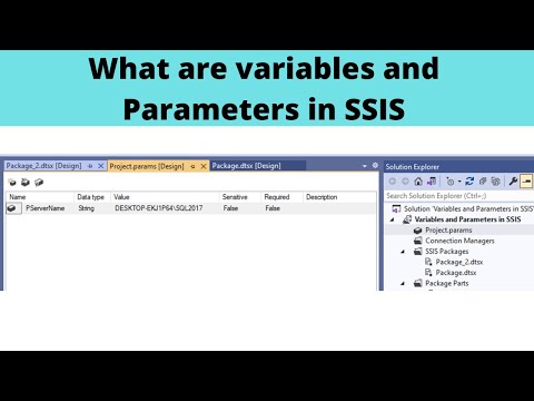 วีดีโอ: ตัวแปรสภาพแวดล้อมใน SSIS คืออะไร