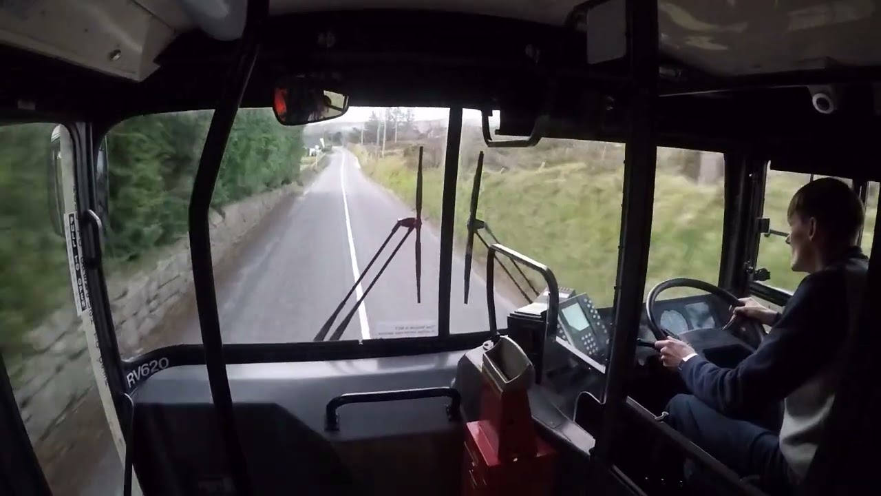 Final approach to Glencullen terminus of Route 44B 3 of 3