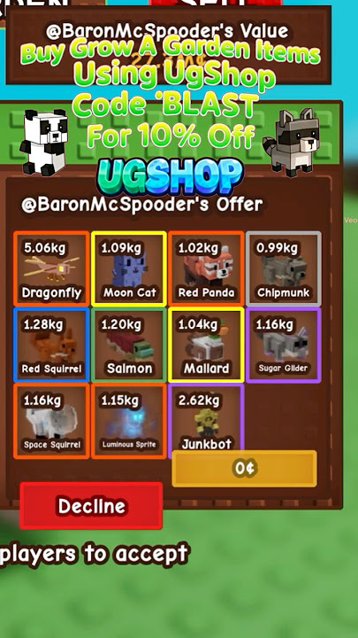 I Traded My Butterfly For Red Panda & Insane Offer 😱😍 Grow A Garden #roblox #growagarden #ugshop