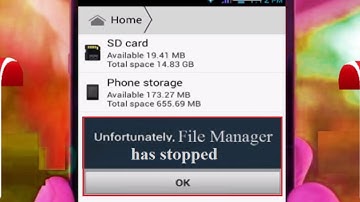 How to Fix Unfortunately File Manager Has Stopped Error in Android