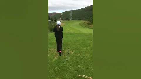 April Sutherland golf swing