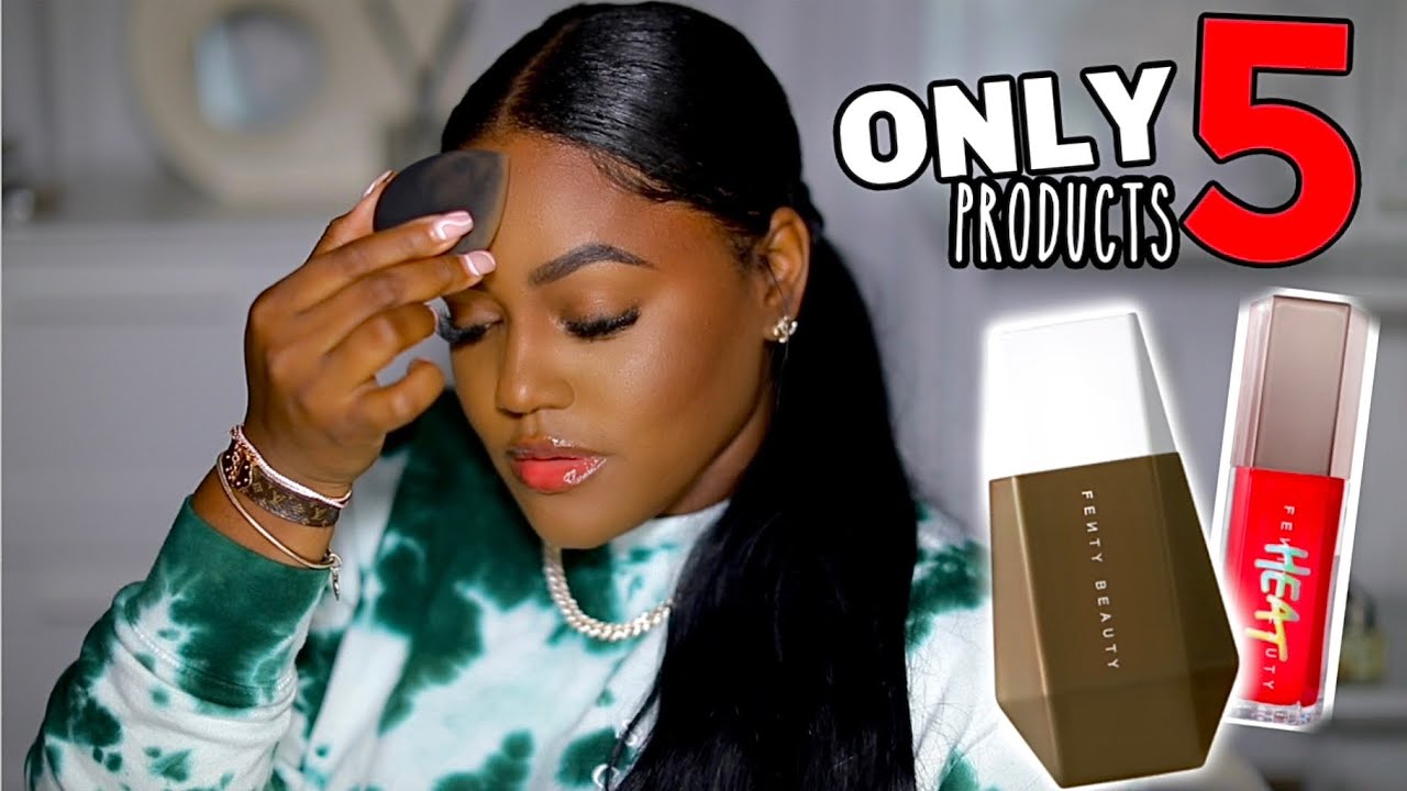 EASY TINTED MOISTURIZER Makeup Tutorial ONLY 5 PRODUCTS YouTube