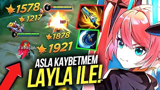 Layla Alin Başka Bi̇r Gezegenden Vurabi̇li̇yor Çünkü Bu Mesafe Bu Hasar Başka Salvatore Mlbb