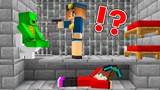 MINECRAFT JAILBREAK - Can we ESCAPE this Minecraft PRISON? Mikey and JJ in Minecraft Challenge