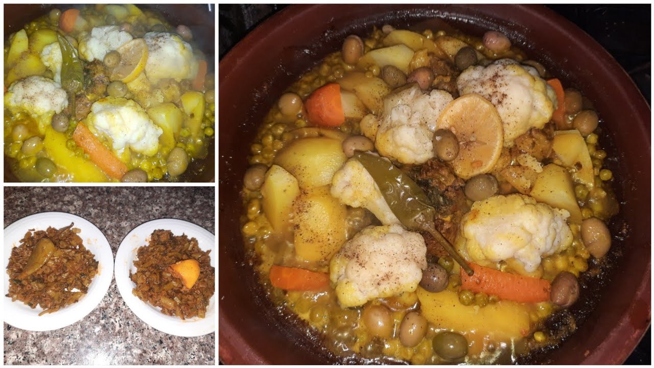 #طجين_مغربي_بالخضر_على_وطريقو_طريقة_كفاش_تصاوبي البقولة