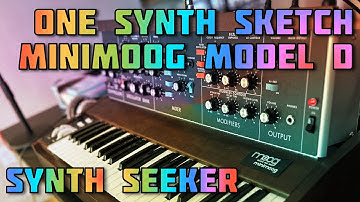 One Synth | Moog Minimoog Model D | Berlin School Sketch