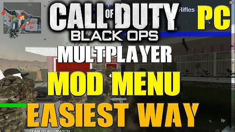 Black Ops MP Mod Menu Tutorial [EASIEST WAY] [PC]