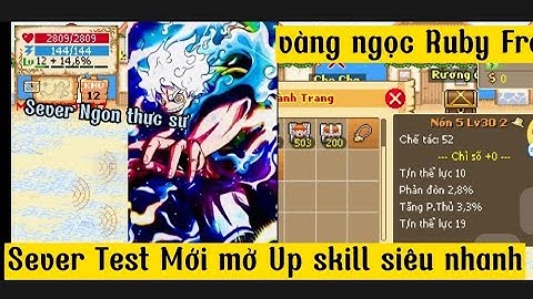 Htth Lậu Mới _ Sever Test Nhận Vàng ruby Miễn phí Up skill siêu nhanh đầy đủ chức năng