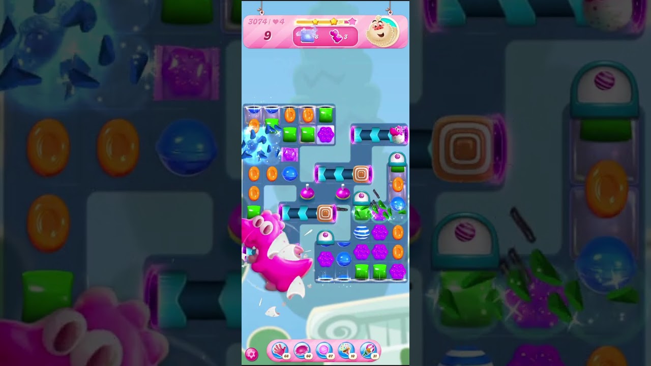 Уровень 3074 Candy Crush Saga (2026)