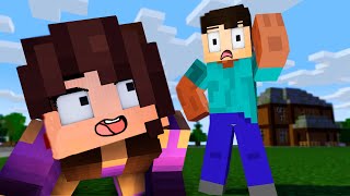 NEW! Steve you gotta help me i'm stuck! Minecraft Monster School Animation