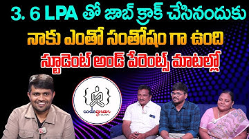 codegnan Student and parents feedback | Best Coding Institute |  @SumanTVClassplus