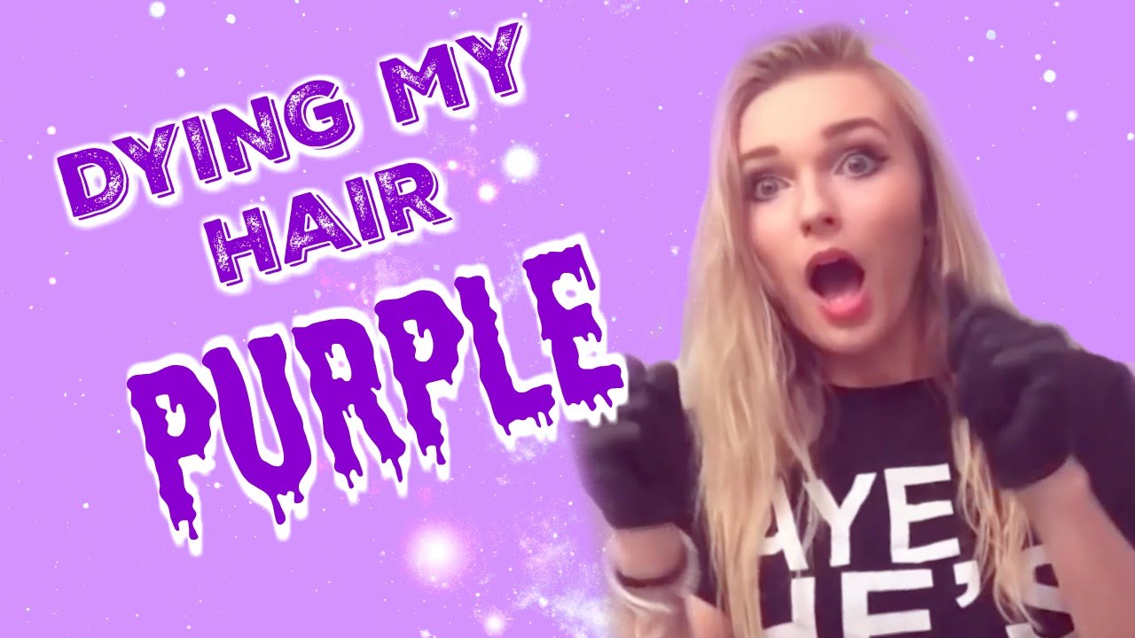 Dying My Hair Lavender Taylor Skeens Youtube