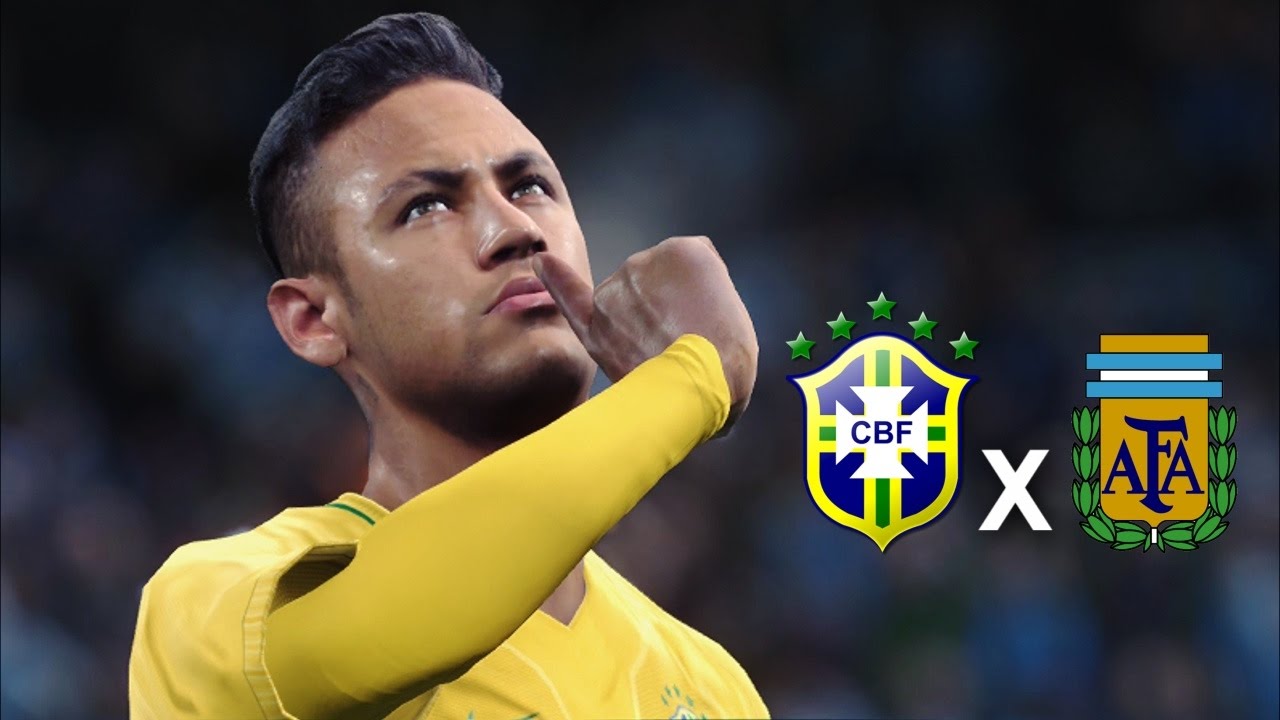 BRASIL VS ARGENTINA, FINAL DA COPA DO MUNDO RÚSSIA 2018 - PES 2018