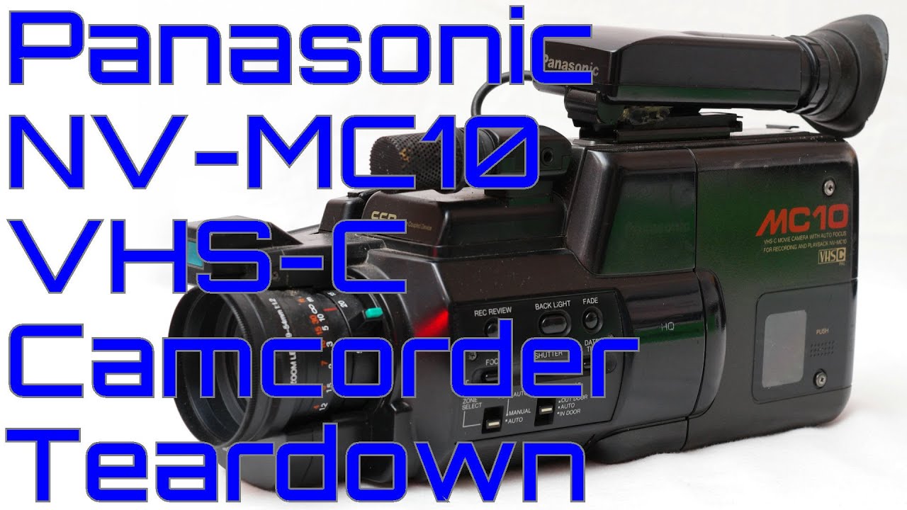 EW0195 - Разборка видеокамеры Panasonic NV-MC10 VHS-C