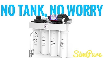 "Best Purifier" SimPure Tankless UV Reverse Osmosis System T1-400 Full Review 💯😀