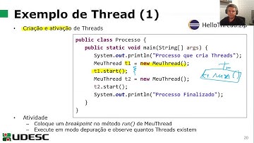 Programação Concorrente: Exemplo de implementação de threads em Java