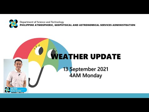 Public Weather Forecast Issued at 4:00 AM September 13, 2021