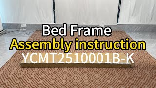 YCMT2510001B-K Assembly instruction