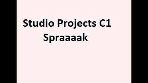 Studio Projects C1 Microphone crackles