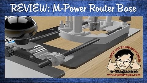 How a micro adjuster changes the way we use a router- M Power CRB7 MK3 Review