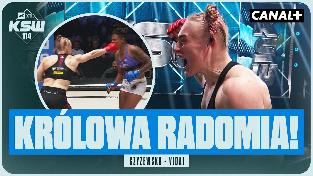 CZYŻEWSKA W OGNIU! BYŁA ZAWODNICZKA UFC NA DESKACH! CZYŻEWSKA – VIDAL, SKRÓT WALKI (XTB KSW 114)