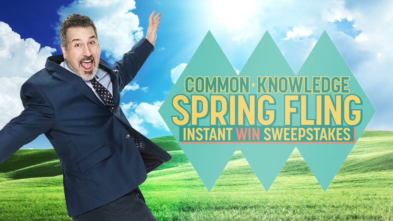 Common Knowledge Spring Fling Instant Win Sweepstakes Last Chance | Game Show Network