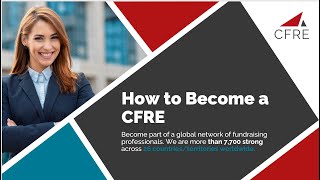 How to Become a CFRE: March 19 2024 Broadcast