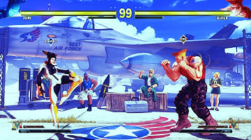 Juri vs Guile (Hardest) Street Fighter 5.