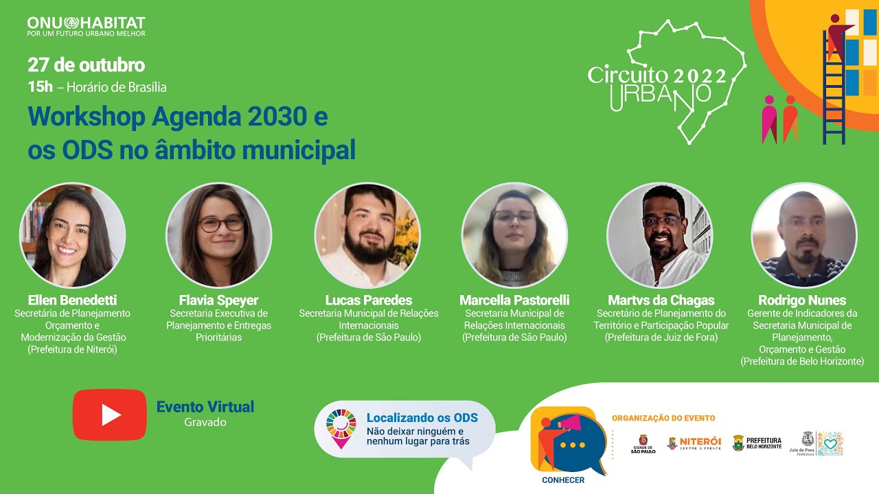Workshop Agenda 2030 e os ODS no âmbito municipal - YouTube