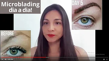 ¿Cómo es el tercer día de microblading?