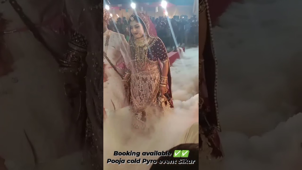 pooja cold Pyro event Sikar ✅