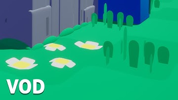 VOD | Making GRASS Blades - Super Mario Odyssey controller clone | #blender #unrealengine