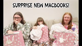 SURPRISING OUR GIRLS WITH BRAND NEW MACBOOKS! 😱 AD