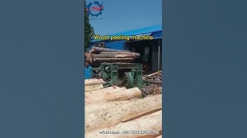 Efficient Wood Peeling Machine: Streamlining Wood Processing with Precision!#woodpeelingmachine