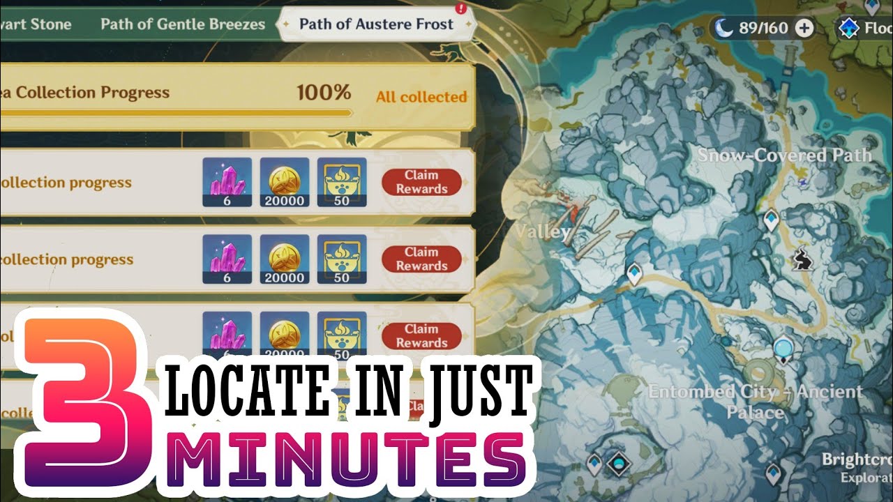 3 Minutes Locate All Dragonspine Moonchase Chest and Charms YouTube