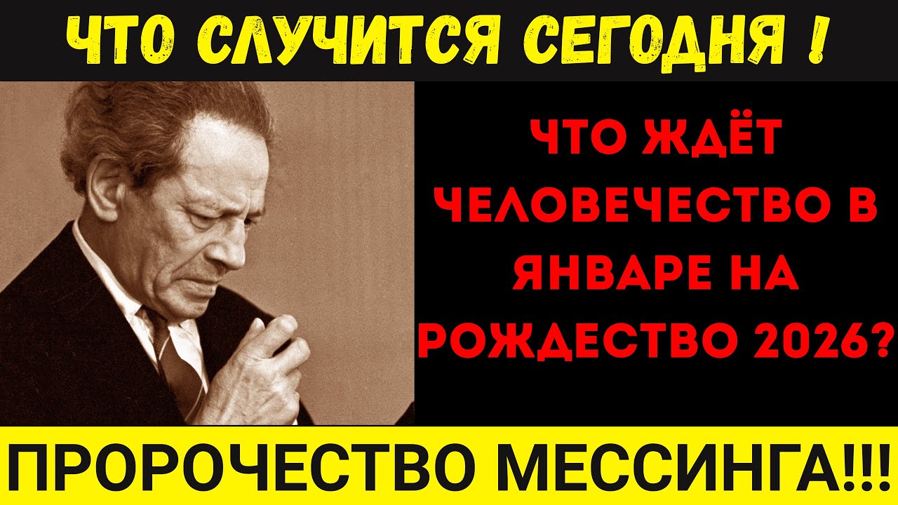 Предсказания Мессинга: Что нас ждет 7 января 2026 года? Секреты Рождества раскрыты!